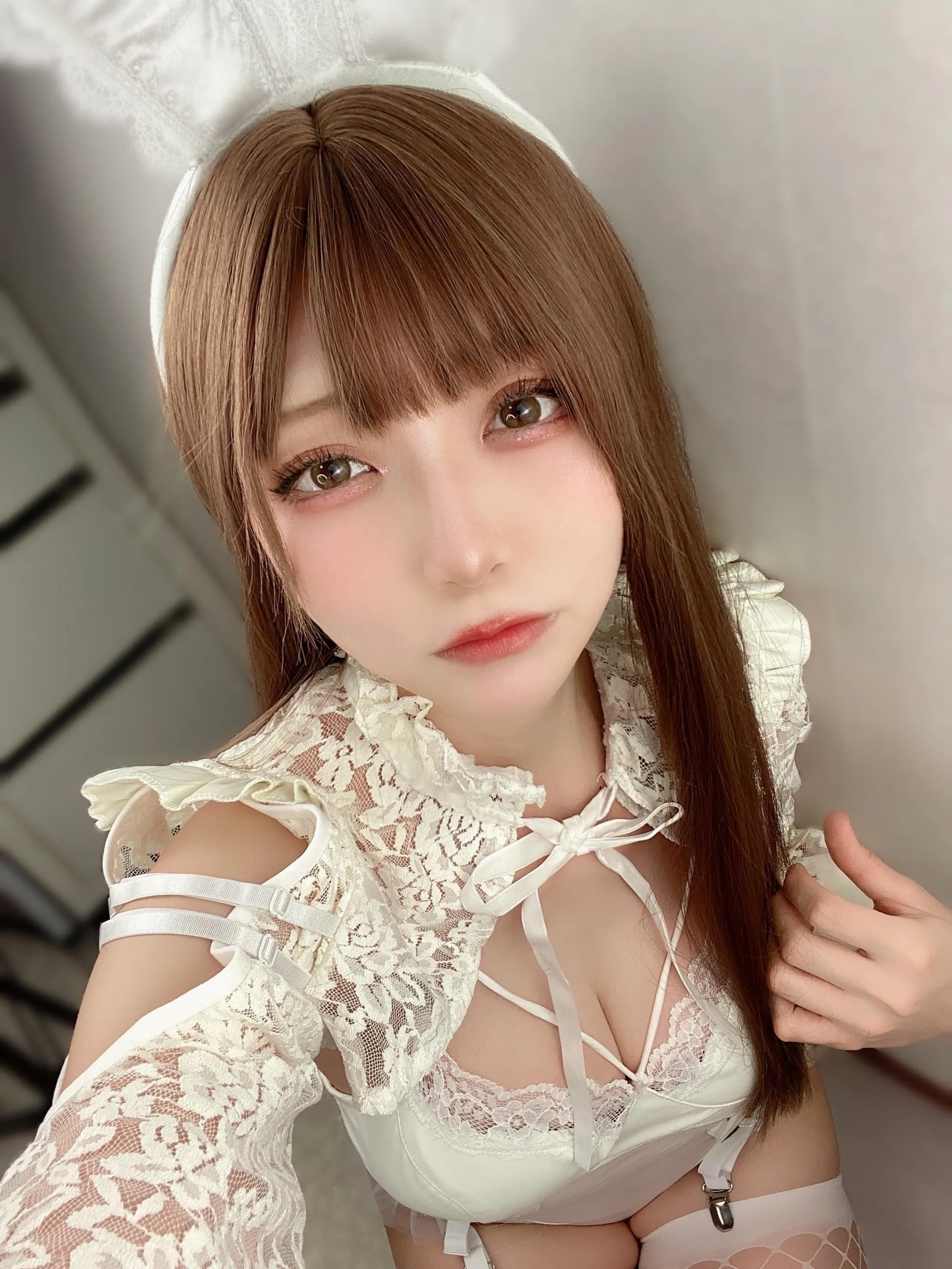 かさぎkasagi – NO.003 Fantia 2022-04月会员订阅-2022-04-11 ホワイトバニーガールさん [29P]插图